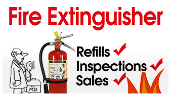 Fire Extinguisher Refills, Inspections, and Sales